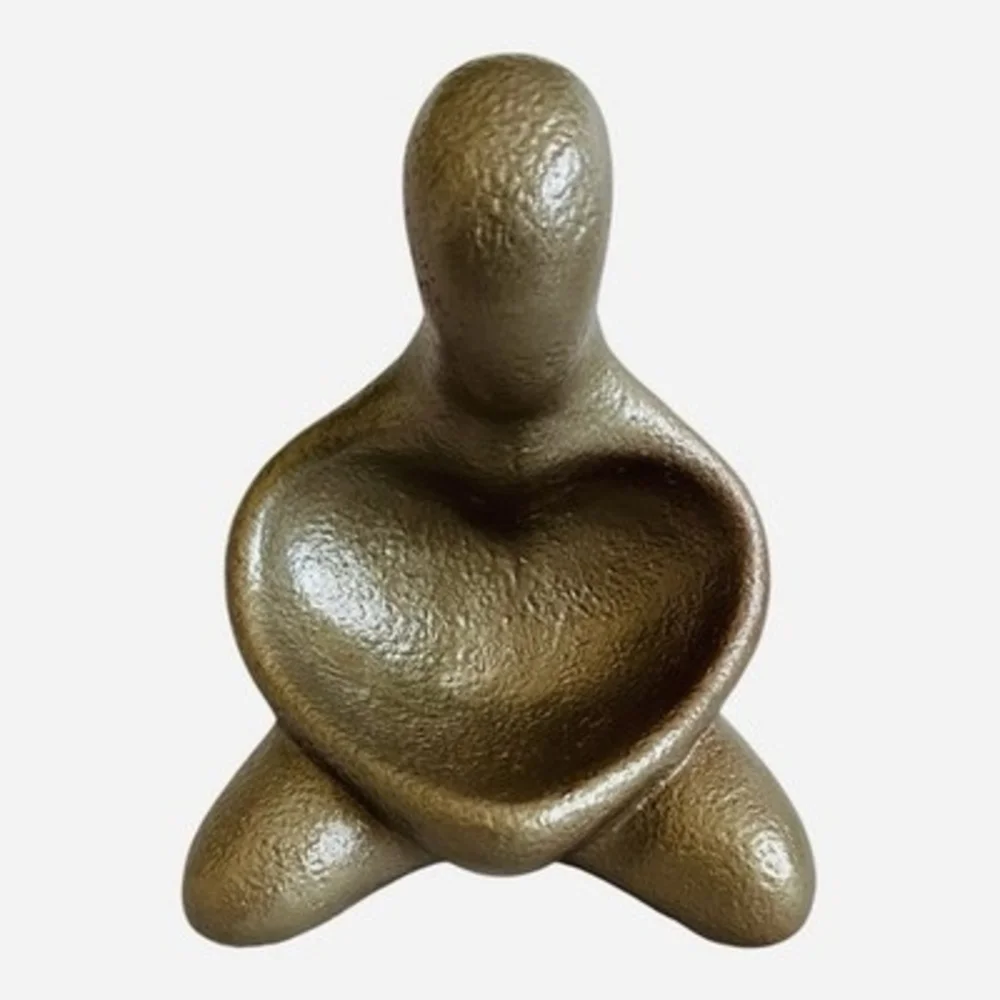 Abstract Clay Mother Goddess Sculpture Fertility Symbol Modern Art Figurine 4x6